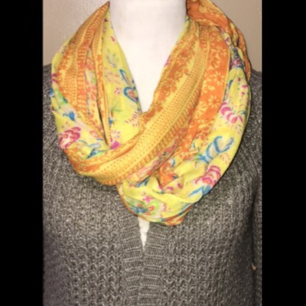 Colorful scarf or head wrap - Picture 2 of 8